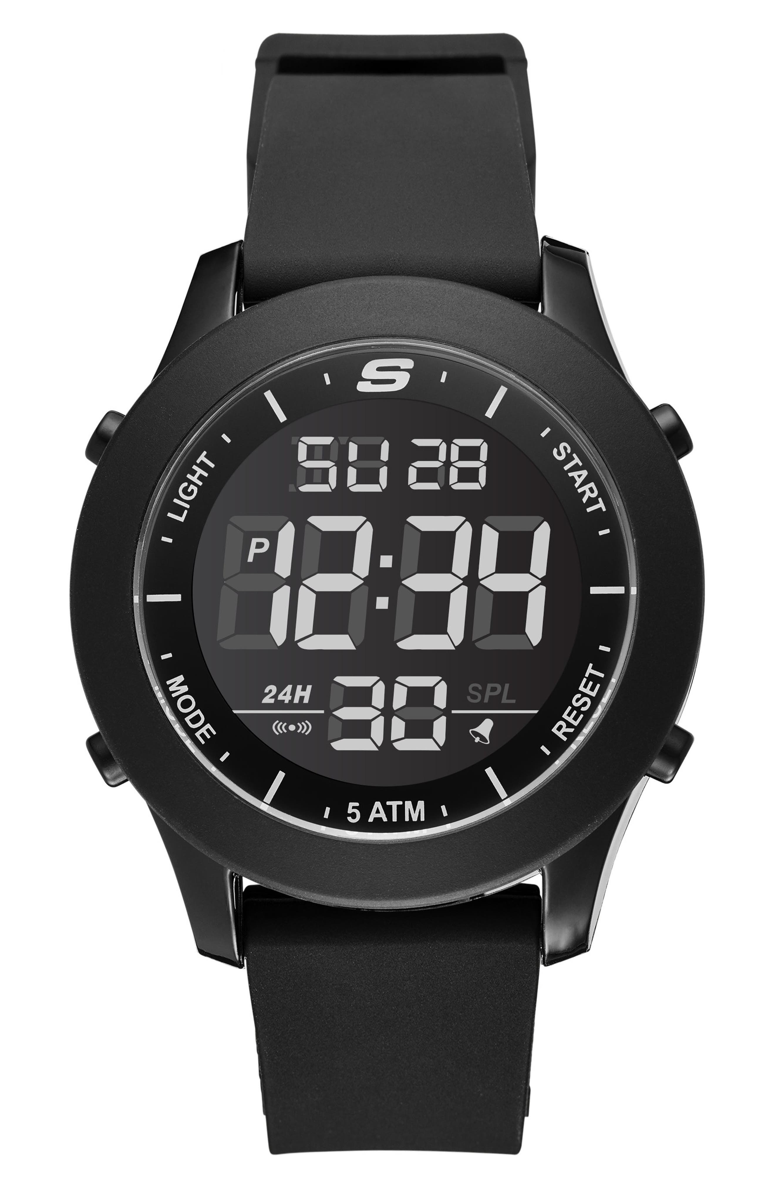 Rosencrans Digital Silicone Strap Watch