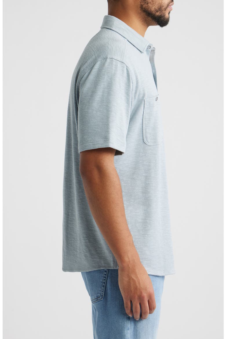 Riley Short Sleeve Button-Up Shirt, Alternate, color, STORM