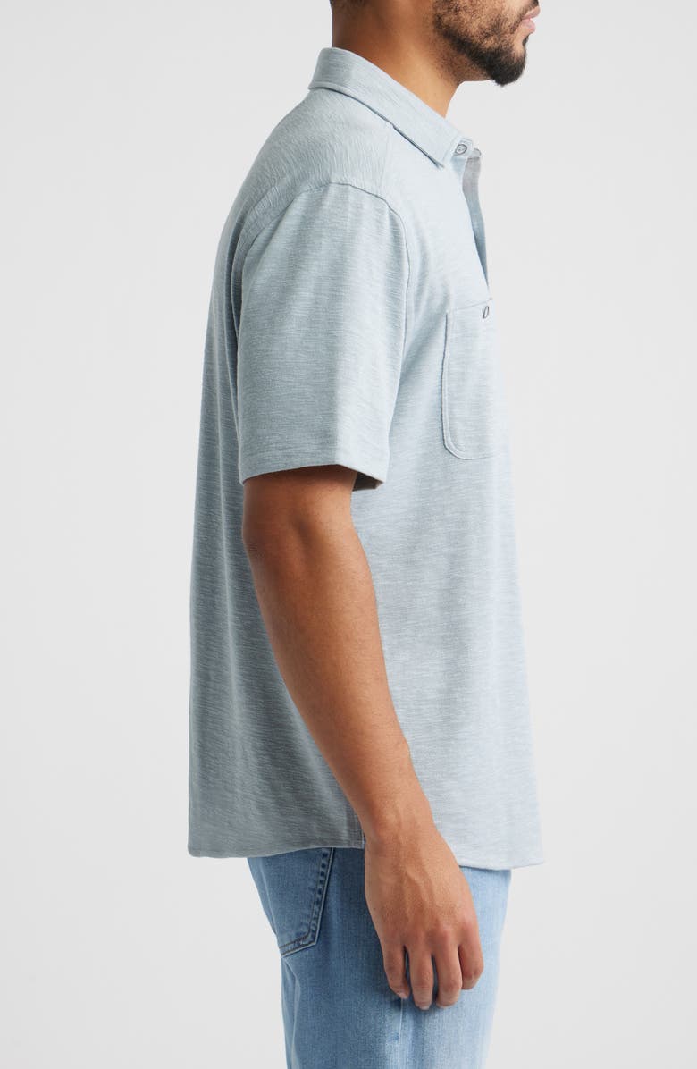 Johnston & Murphy Riley Short Sleeve Button-Up Shirt, Alternate, color, Storm