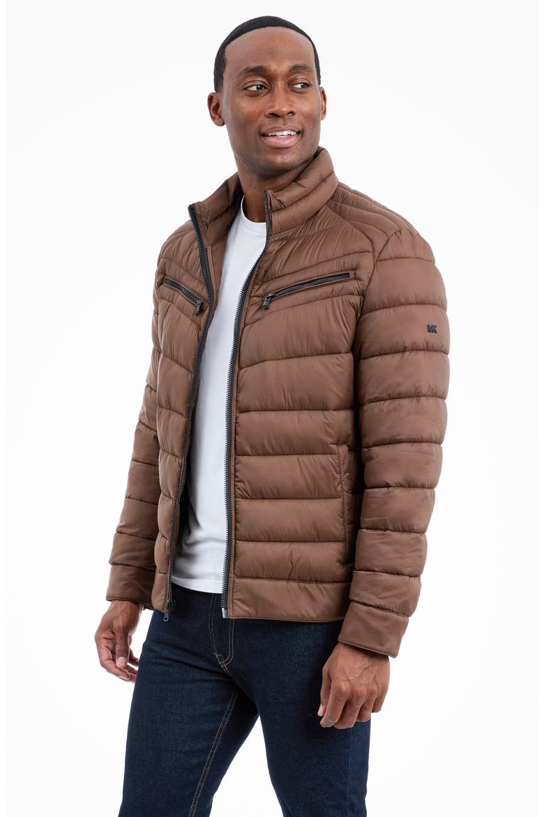 Packable Water Resistant Puffer Jacket, Alternate, color, MOCHA