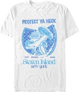 Wu-Tang Clan Men's Wu-Tang Clan Protect Ya Neck Staten Island Graphic T-Shirt