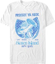 Wu-Tang Clan Men's Wu-Tang Clan Protect Ya Neck Staten Island Graphic T-Shirt