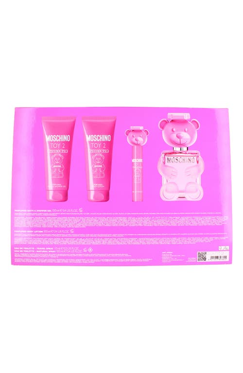 Moschino Toy 2 Bubble Gum Eau De Toilette Set $149 Value In Transparent