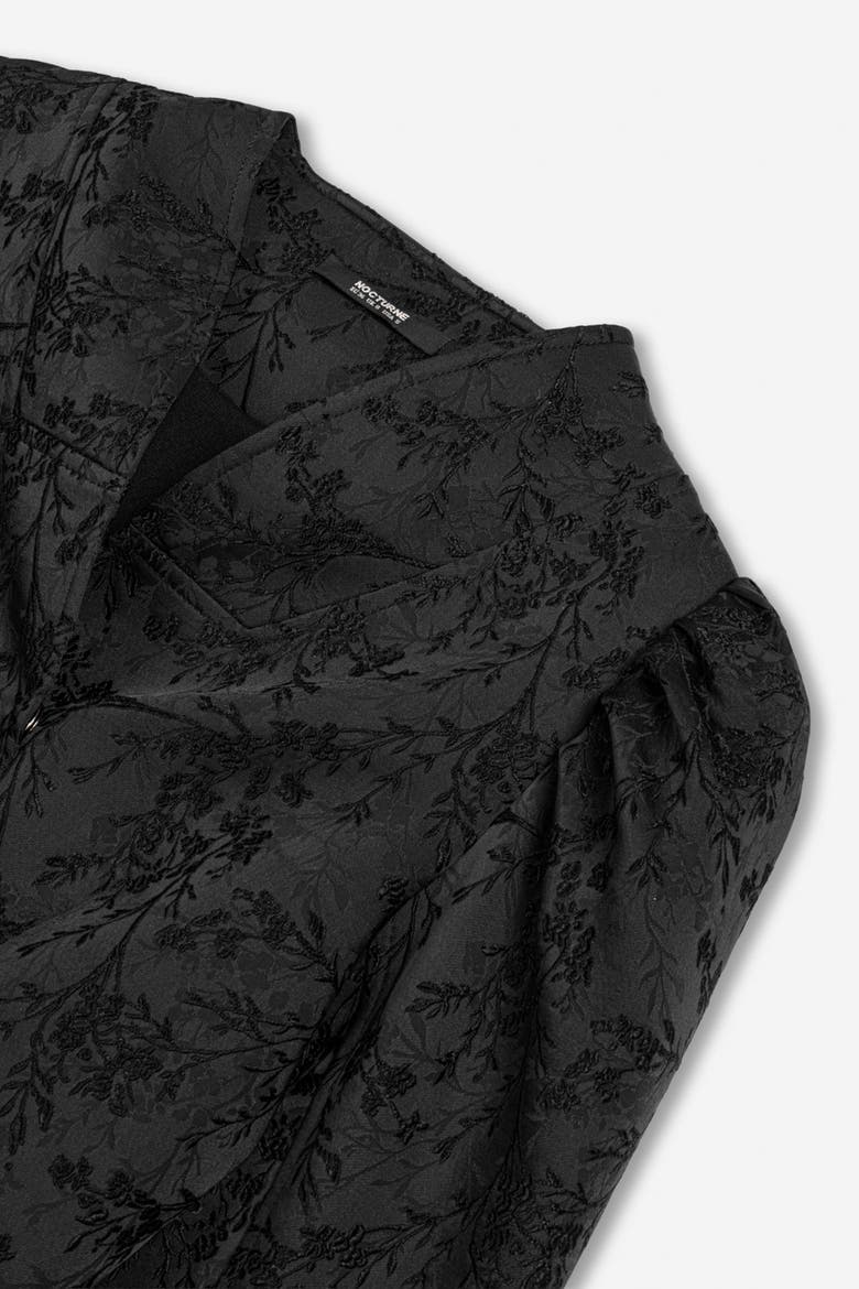 Balloon Sleeve Wrap Jacket, Alternate, color, Black