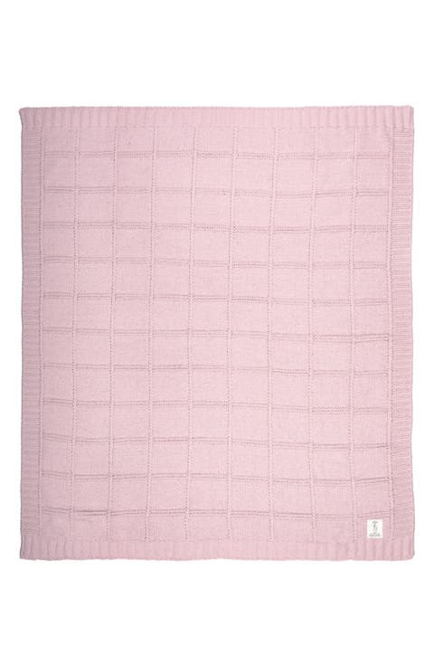 Pointelle Throw Blanket