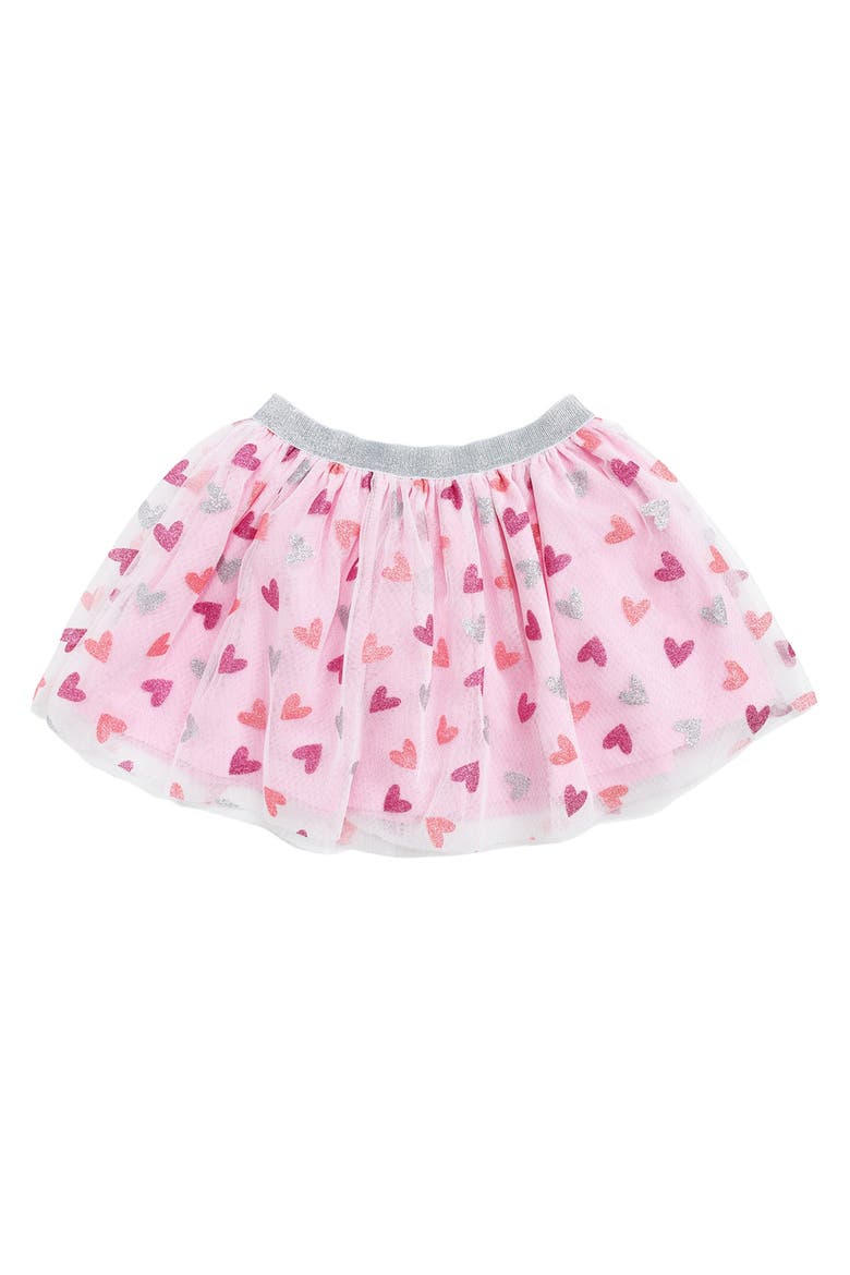 Glitter Heart Tutu, Main, color, Multicolor