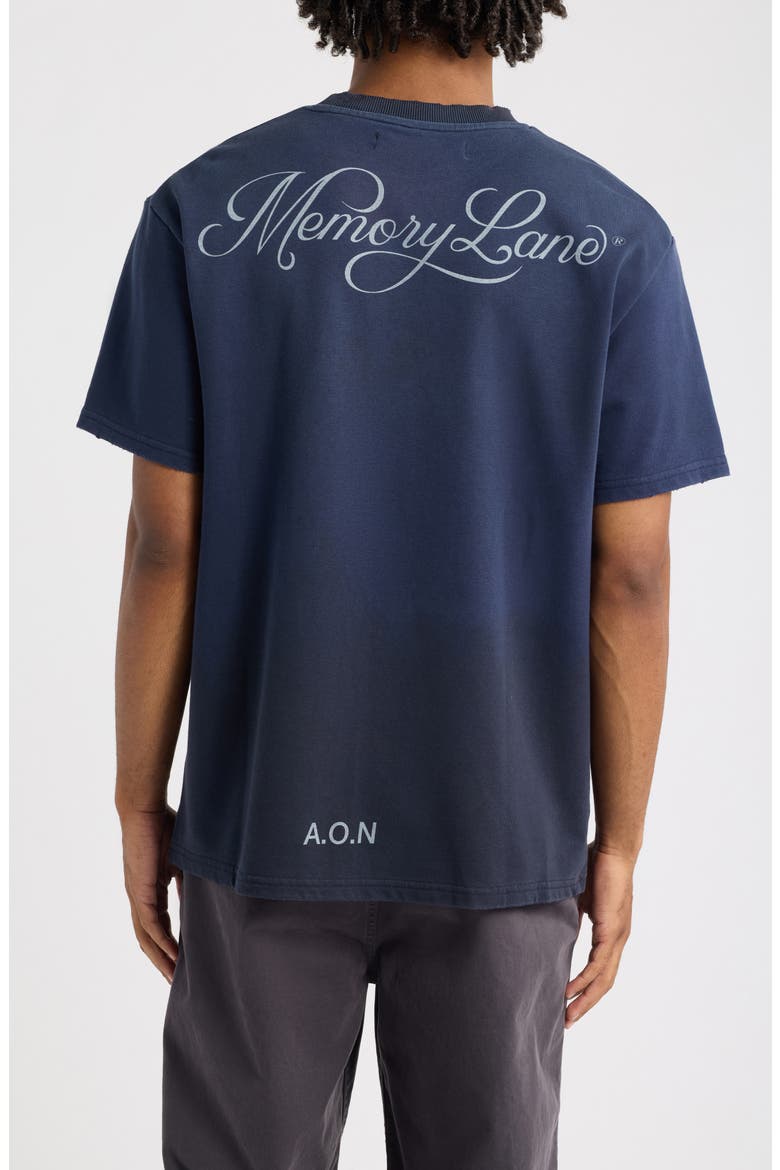 Monogram Embossed Cotton Graphic T-Shirt, Alternate, color, VINTAGE BLACK