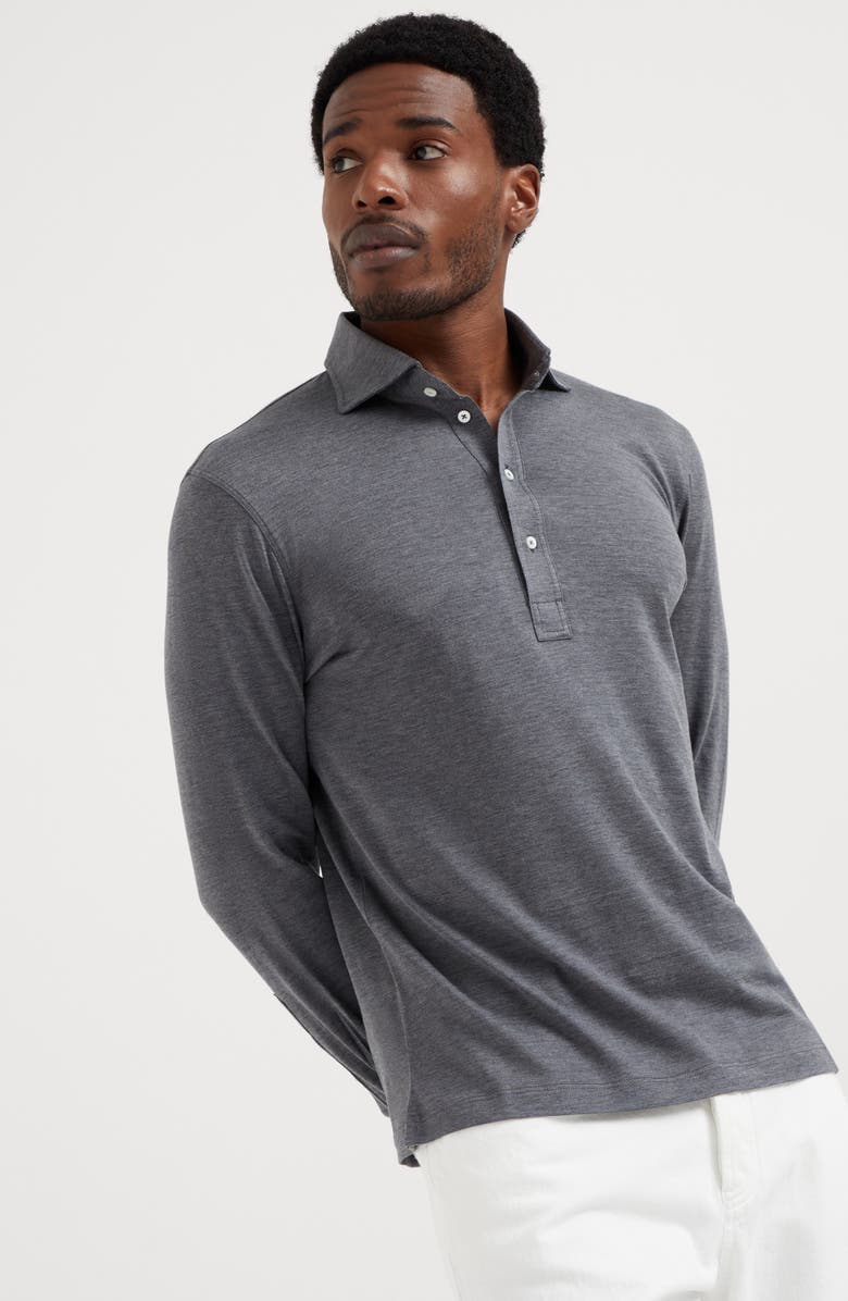 Brunello Cucinelli Jersey polo shirt, Alternate, color, 