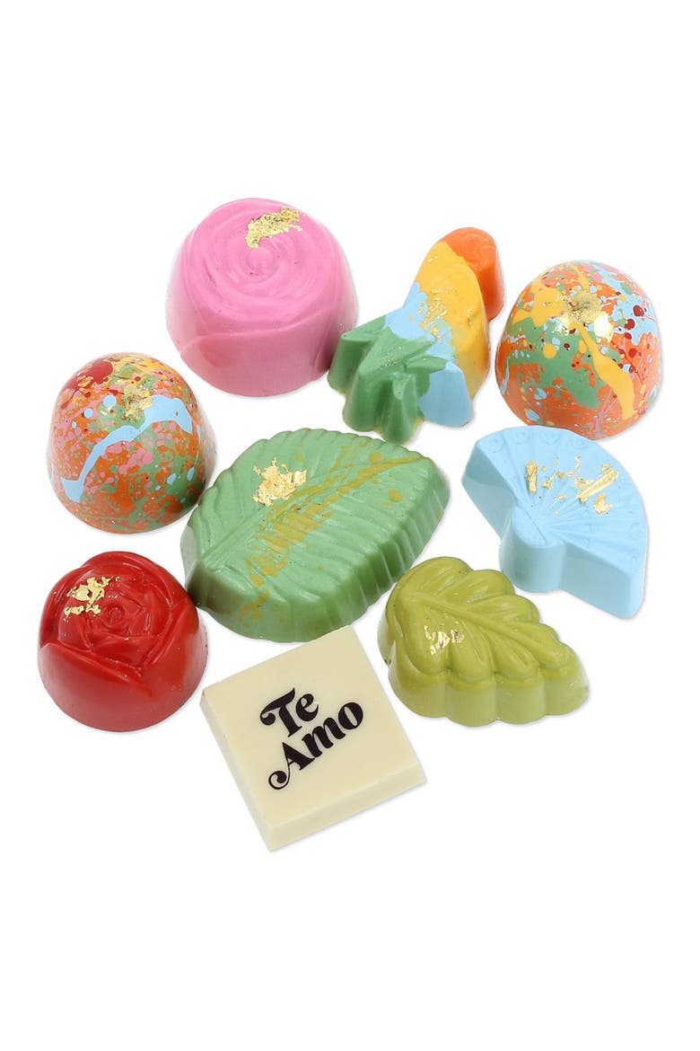 Te Amo 9-Piece Chocolate Set, Alternate, color, WHITE