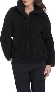 Levi's Quilted Faux Fur Short Teddy Jacket