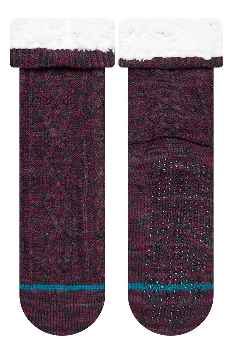 Stance Habitat Fleece Lined Crew Socks, Alternate, color, 