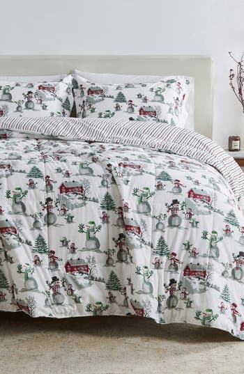Woven & Weft Holiday 3-piece Comforter Set In Multi
