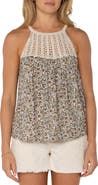 Liverpool Los Angeles Crochet Detail Tank