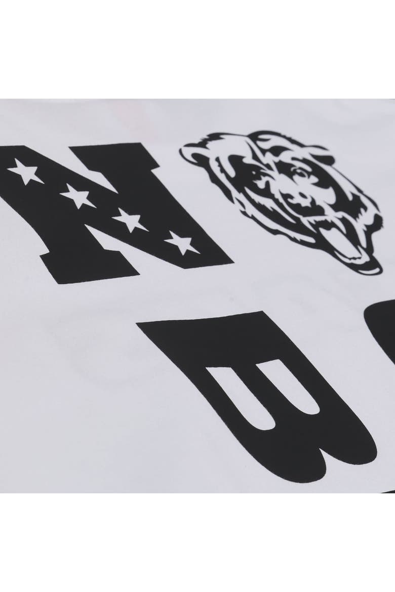 Men's Mitchell & Ness White Chicago Bears Monochrome T-Shirt, Alternate, color, White