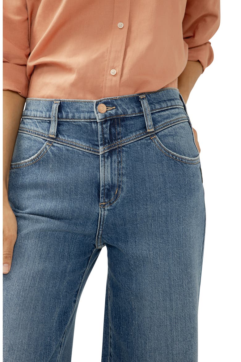 Highly Desirable High Rise Wide Leg Jeans, Alternate, color, PICADILLY