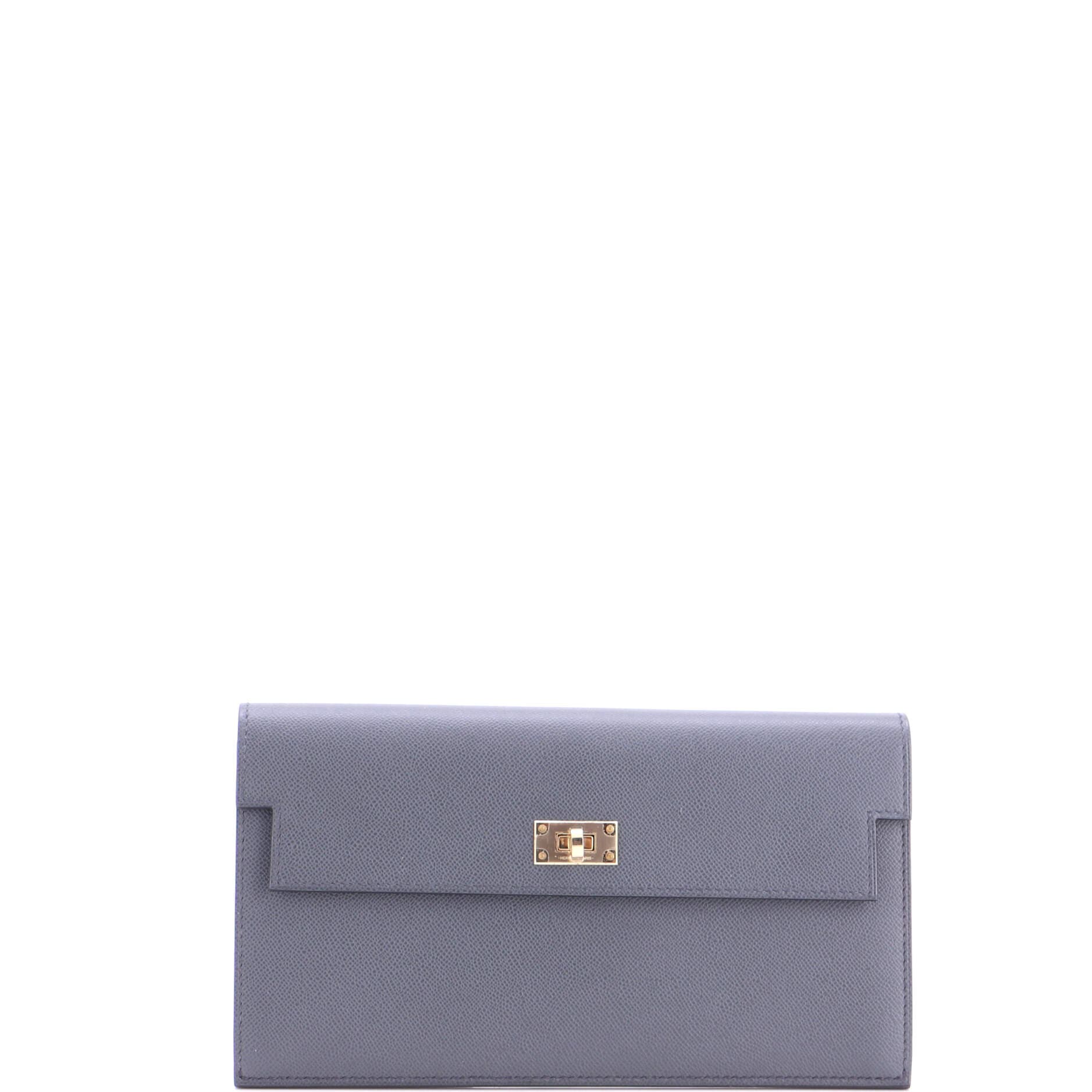 Kelly Pocket Wallet Madame Long, Main, color, Gris Misty