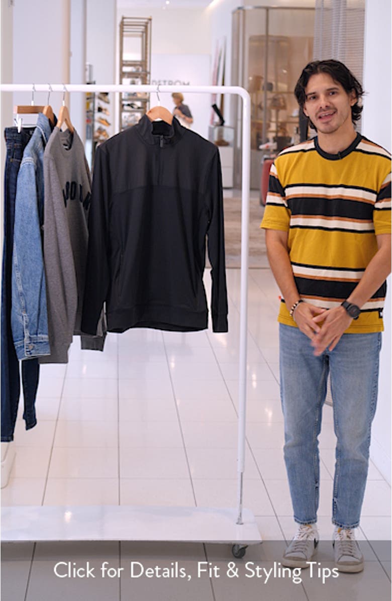 Live In Hybrid Quarter Zip Pullover, sales video thumbnail