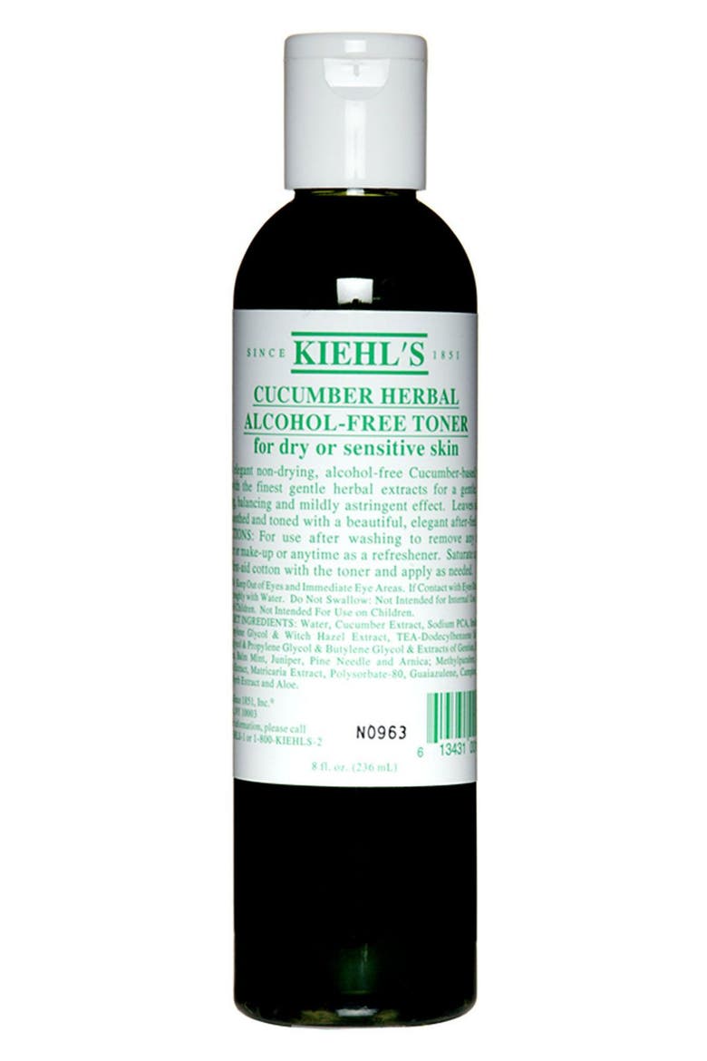 Cucumber Herbal Alcohol-Free Toner, Main, color, NO COLOR