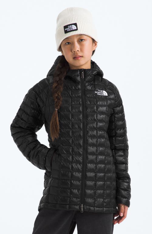 The North Face Kids' Thermoball Hooded Parka In Black