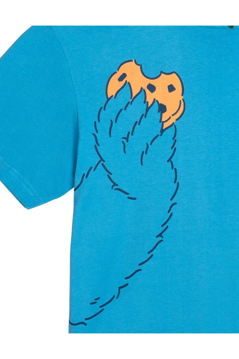Hooded T-Shirt, Alternate, color, Classic Cookie Blue
