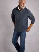 Weird Fish Newark 1/4 Zip Grid Fleece