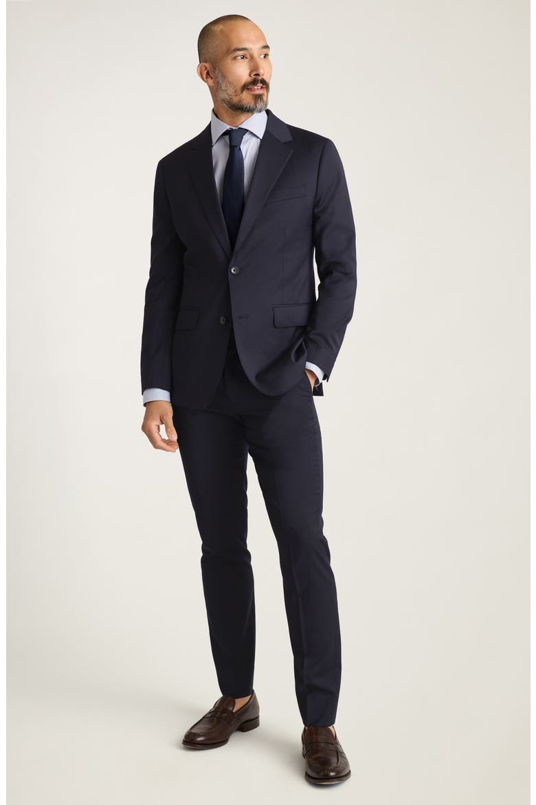 Jetsetter Slim Fit Stretch Wool Suit Jacket, Alternate, color, NAVY