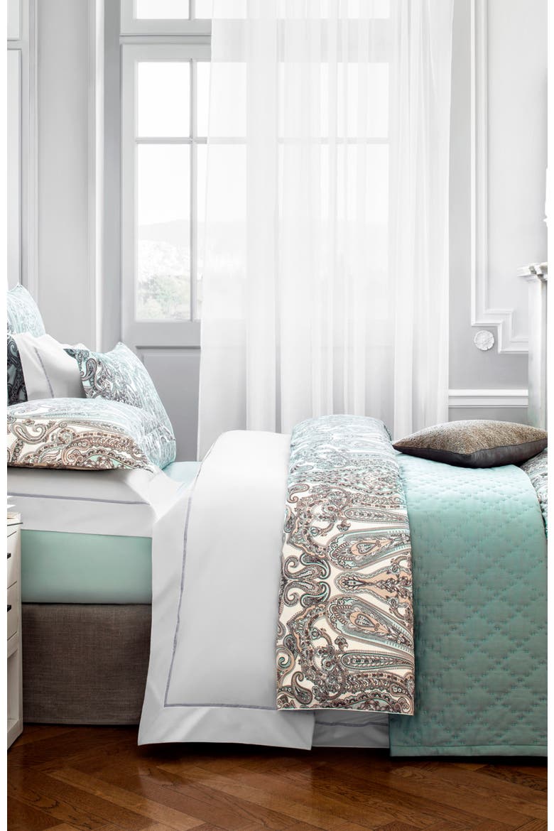 Mistik Bedcover, Alternate, color, Blue-Green