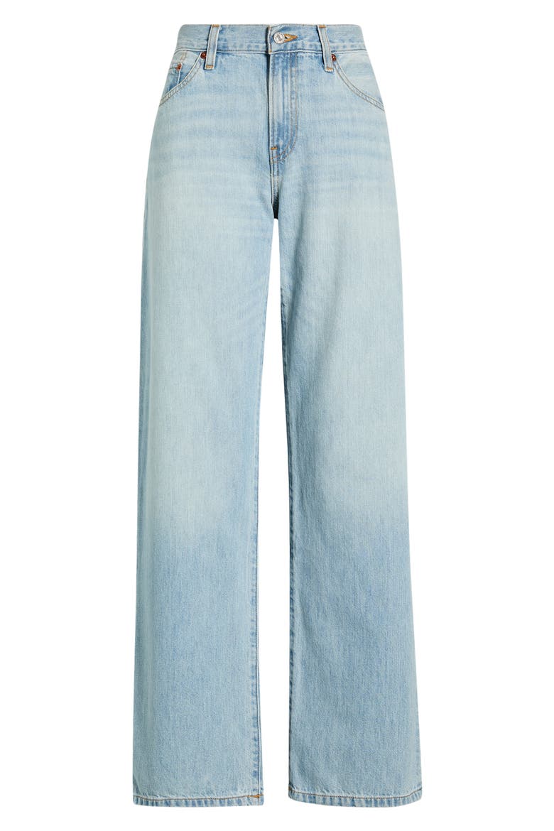 Loosie High Waist Wide Leg Jeans, Alternate, color, SILVER SPRINGS