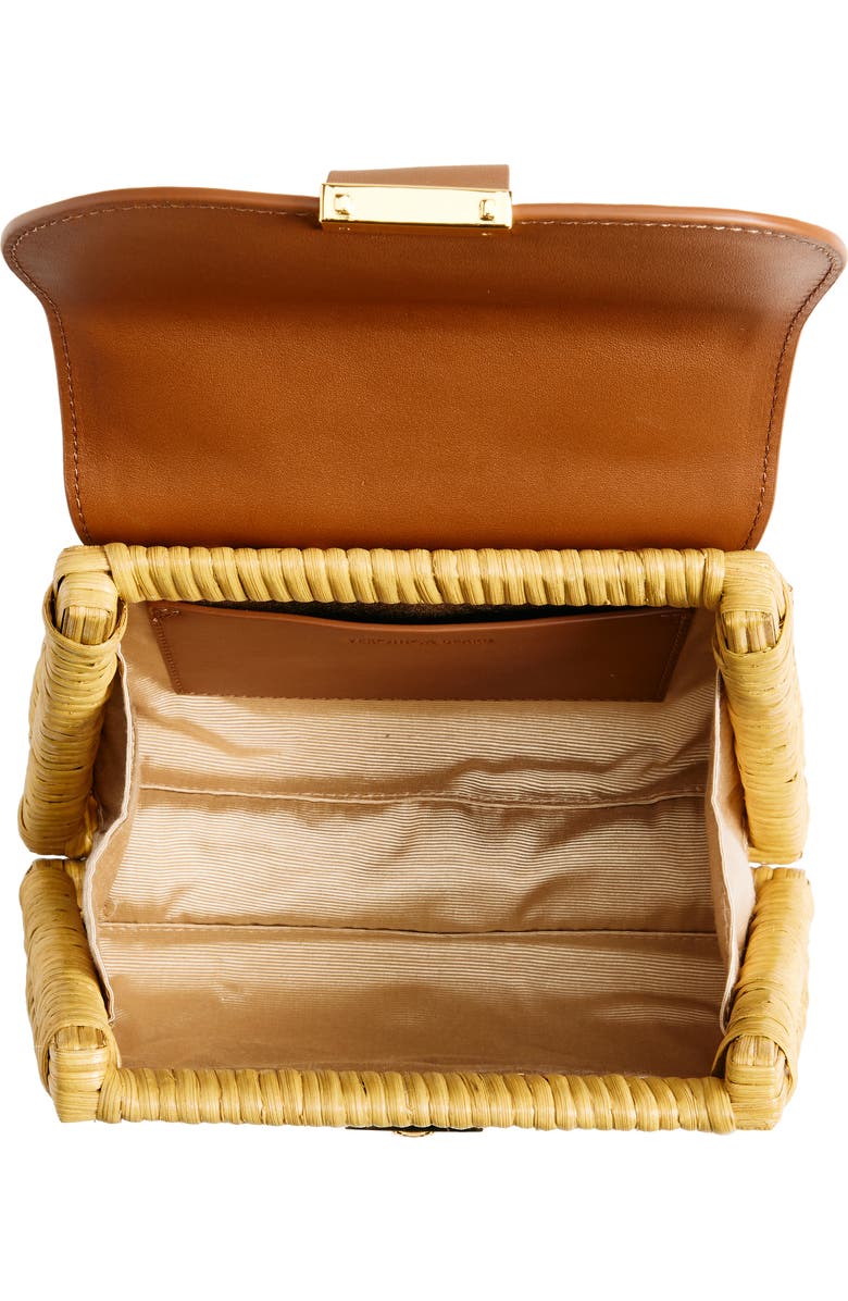 Veronica Beard Small Wicker Avenue Crossbody Bag, Alternate, color,