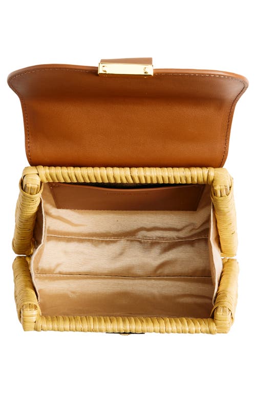 Veronica Beard Small Wicker Avenue Crossbody Bag In Hazelwood