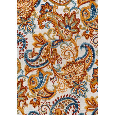 Gordes Paisley High-Low Light indoor/Outdoor Area Rug