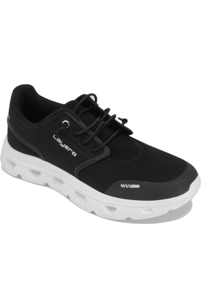 LAYER 8 Aero Flex Sneaker, Main, color, Black