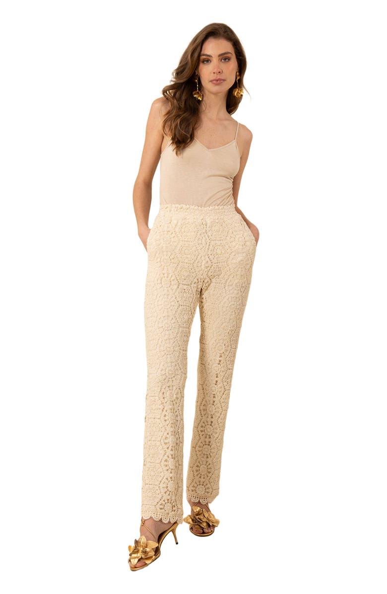 Hale Bob Dayana Crochet Pant, Main, color, 