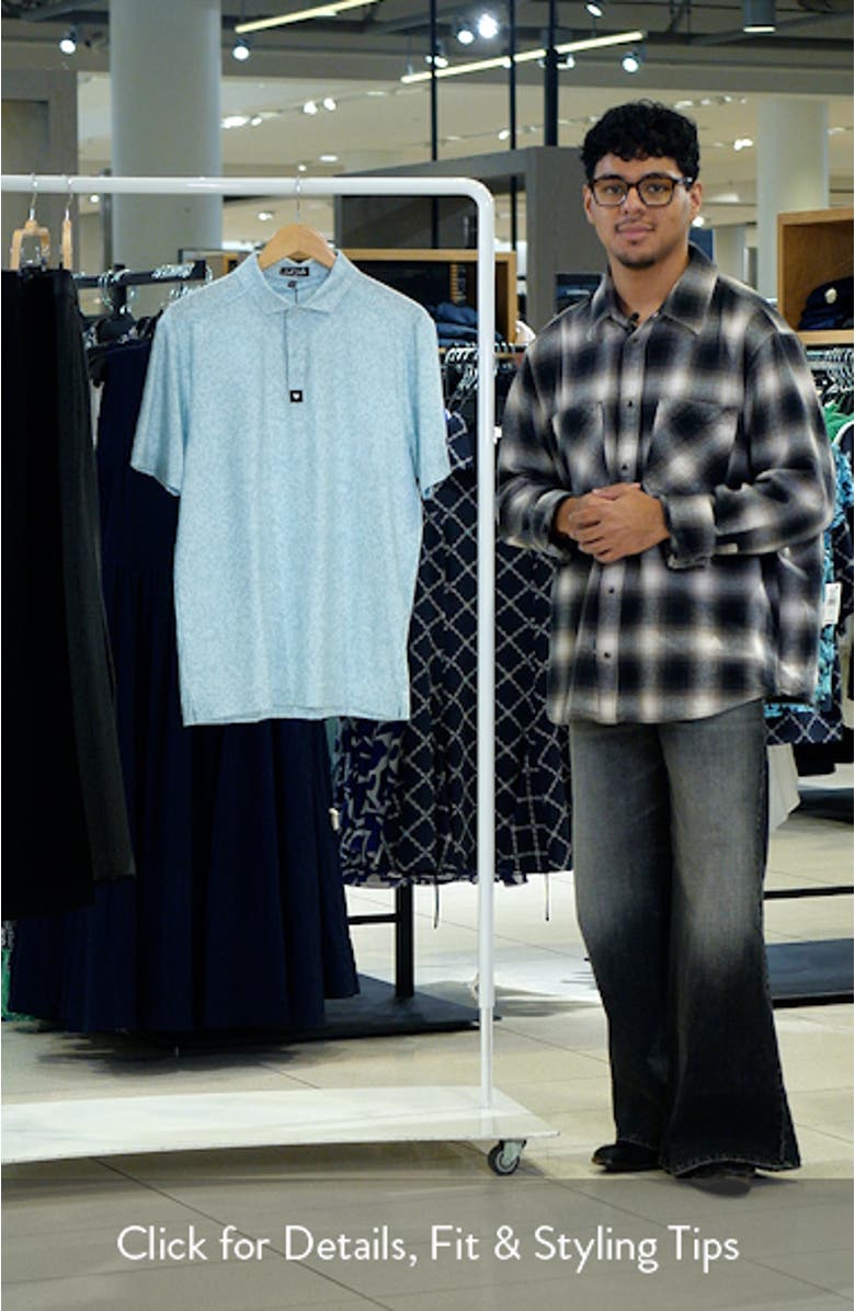 Core Abstract Print Performance Polo, sales video thumbnail