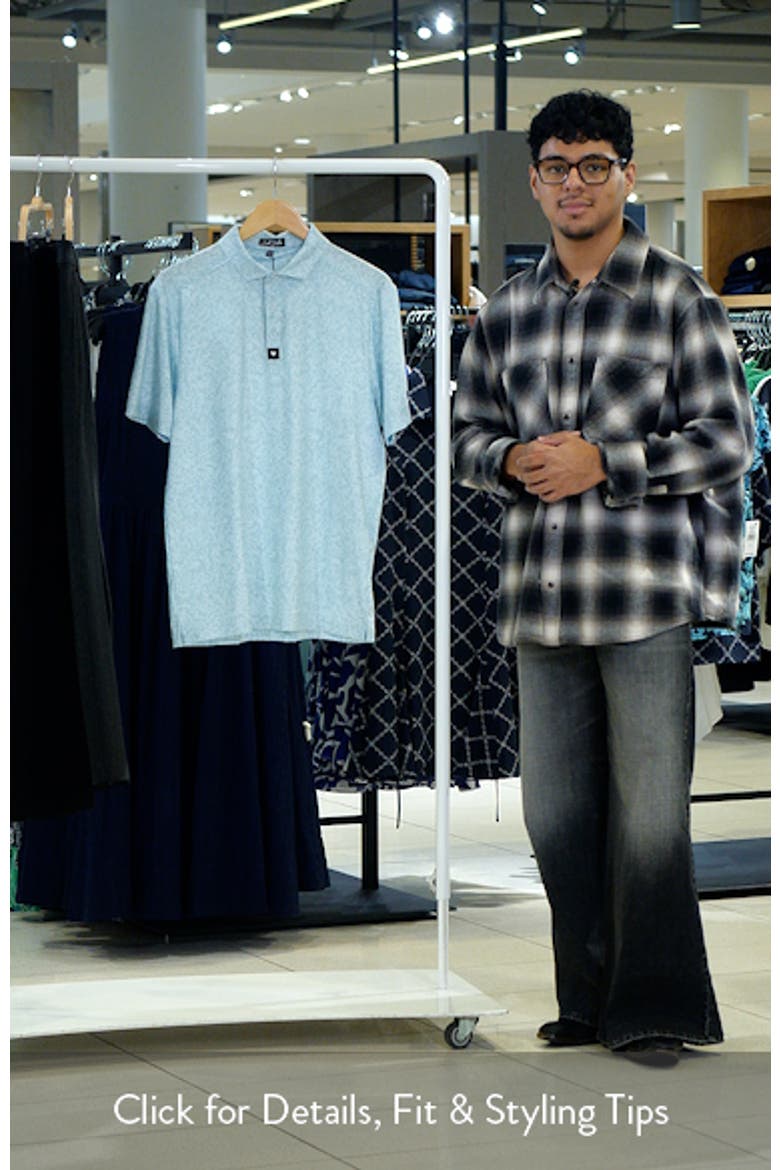 Core Abstract Print Performance Polo video