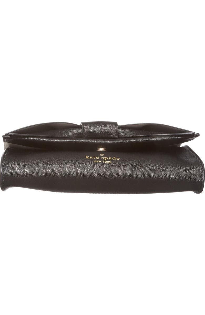 Kate Spade New York 'clement street - francie' textured leather clutch, Alternate, color,