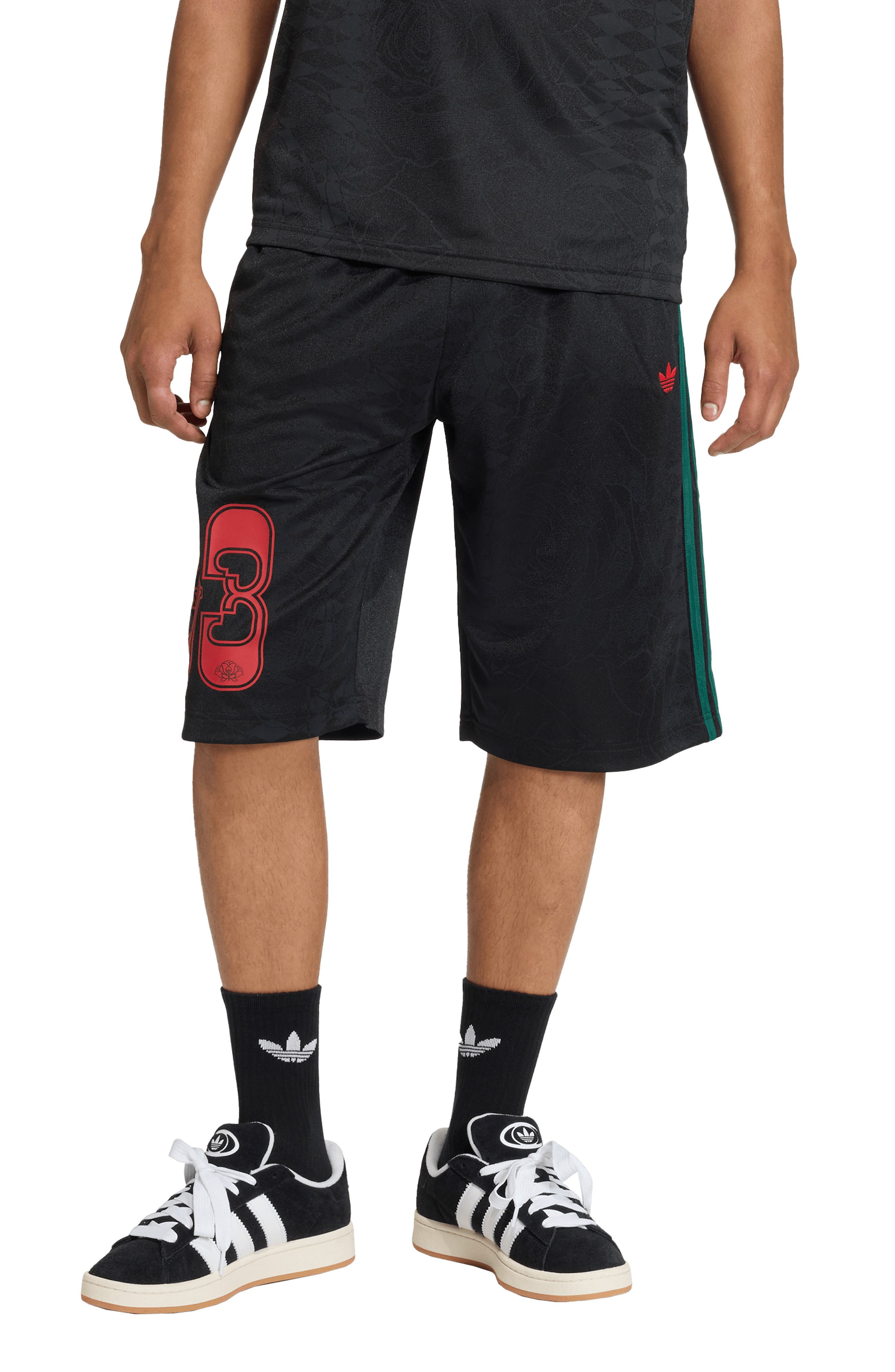 selected BLACK/ COLLEGIATE GREEN/
