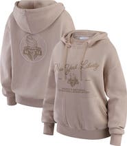 WEAR by Erin Andrews Women's WEAR by Erin Andrews  Tan New York Liberty Washed Pullover Crewdie