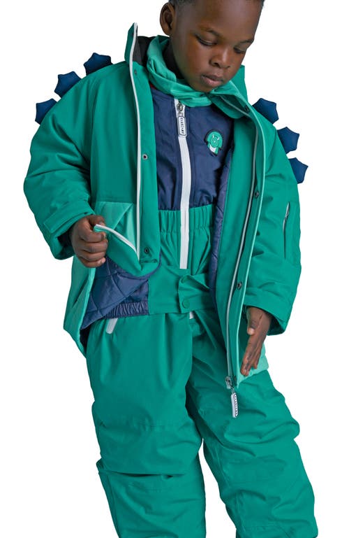 Roarsome Spike The Dinosaur Ski Pants In Green