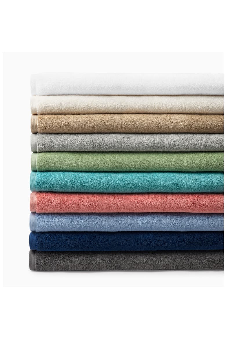 Cielo Cotton Bath Towel, Alternate, color, CARIBBEAN