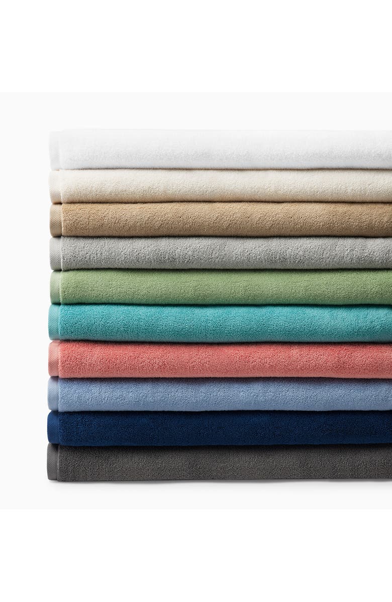 SFERRA Cielo Cotton Bath Towel, Alternate, color, Platinum