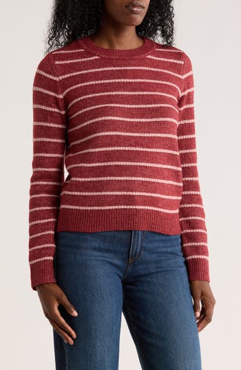 By Design Adelaide Stripe Crewneck Sweater