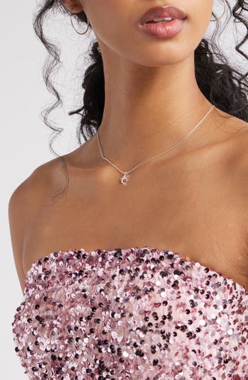 Sequin Bustier Minidress