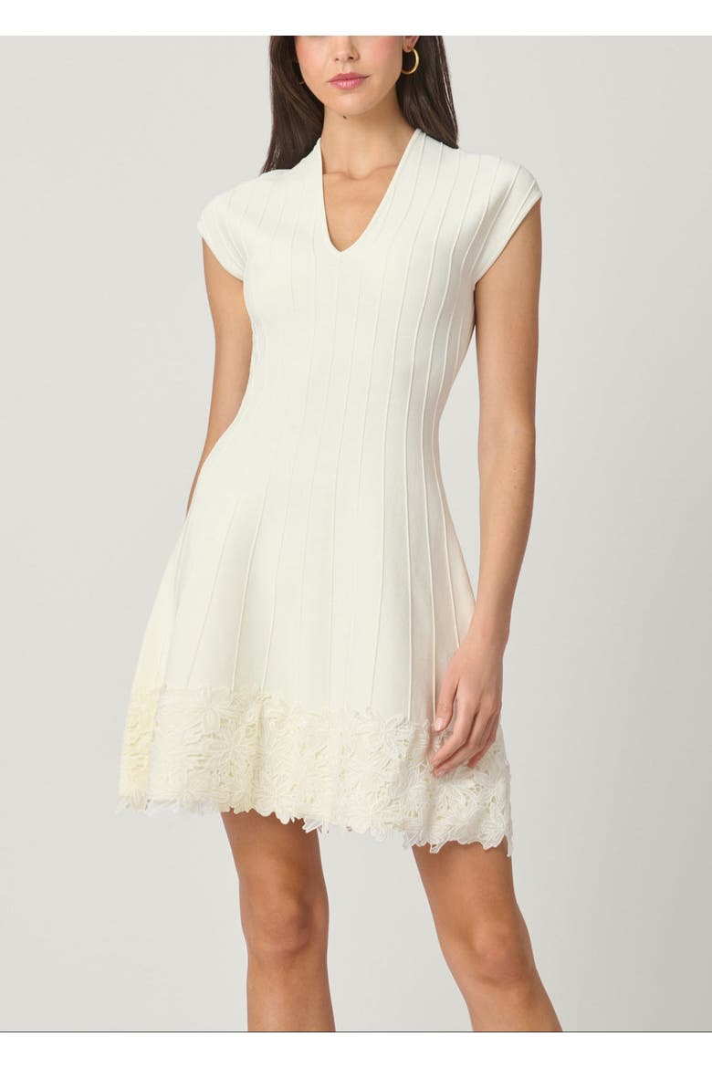 Azalea Courcheval Knit Dress, Main, color, Ivory