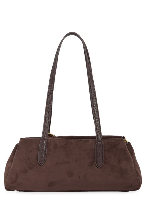 Kensey Faux Suede Satchel