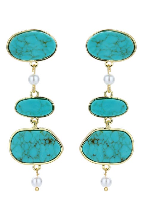 Woodland Linear Drop Earrings