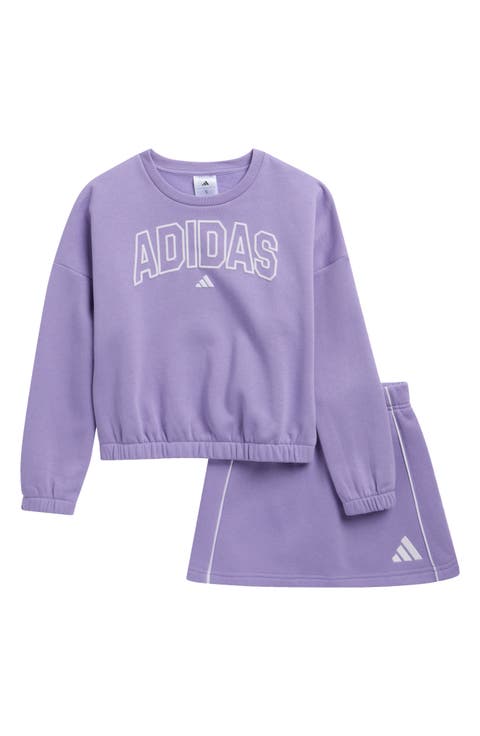 Kids' Fleece Sweatshirt & Skort Set