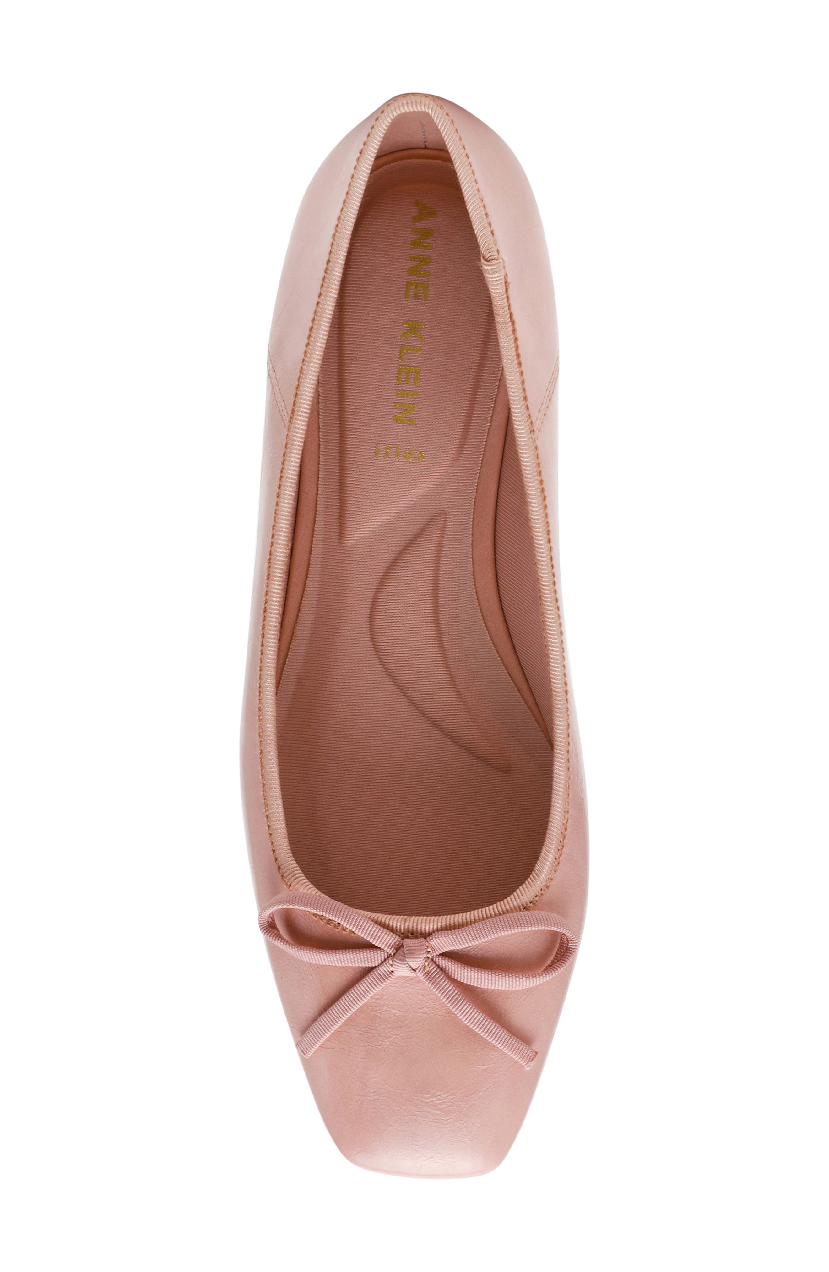 Anne Klein Ballet Flat, Alternate, color, Light Pink