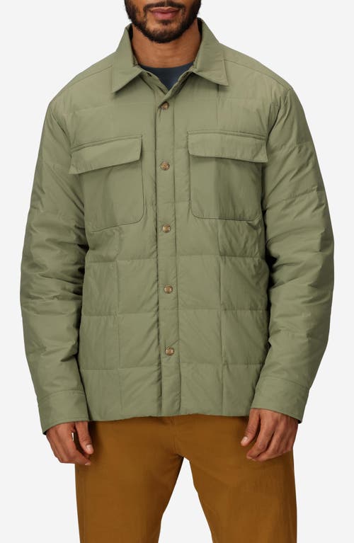 Marmot Ares 700 Fill Power Down Shacket In Green