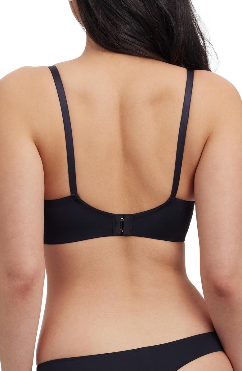 Skarlett Blue Entice Lace Balconette Underwire Bra, Alternate, color, Black/Midnight